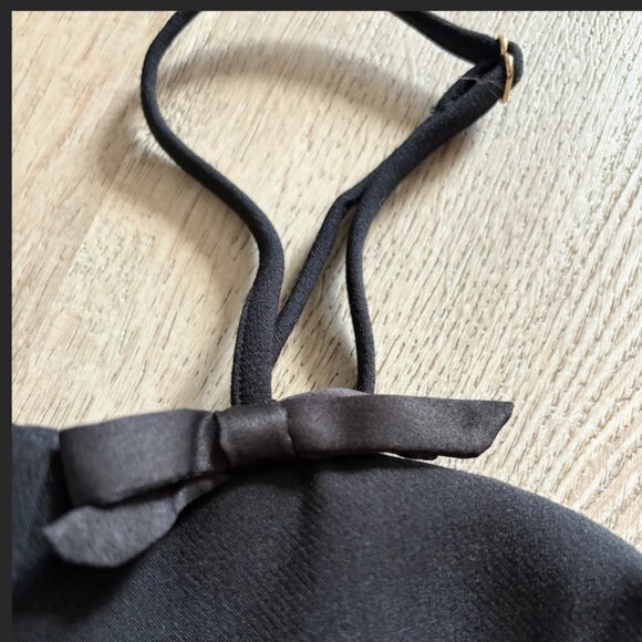 Black Rumored Sweetheart Crop Top, Size M - Picture 4 of 5